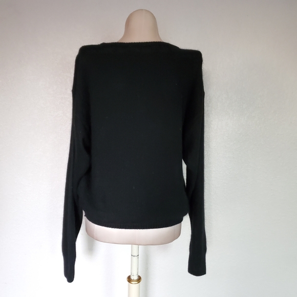 Sequin Vintage Sweater 65%Silk, Angora rabbit - Picture 4 of 13